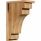 Ekena Millwork Mediterranean Rough Sawn Corbel w/Backplate, Western Red Cedar, 8"W x 14"D x 22"H COR08X14X22MED01RWR - alternate 1
